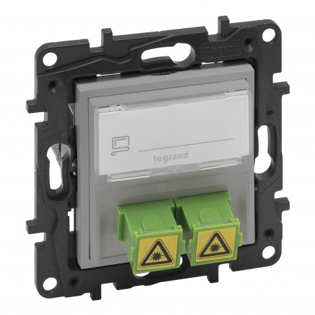 Legrand 864344 NS-FRONTAL BASE FIBRA ALUM