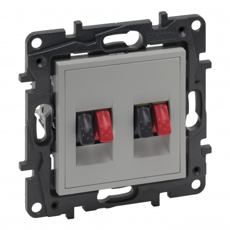 Legrand 864349 NS-BASE DOUBLE HI-FI ALUM