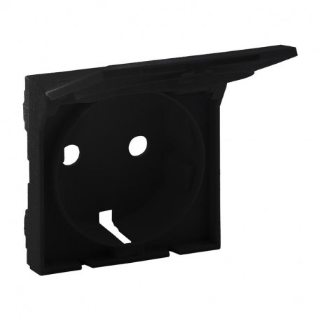 Legrand 864521 NS-FRONTAL BASE COVER 2P+T NEGR