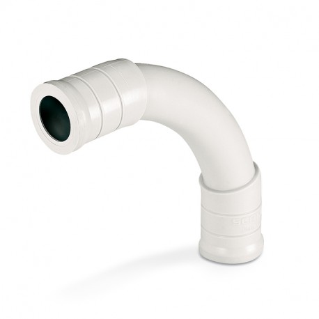 Scame 866.232 BEND WITH TWO COUPLINGS IP66/IP67 Ø32mm
