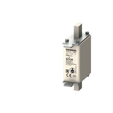 SIEMENS 3NE8814-0MK 3NE8814-0MK SIEMENS SITOR fuse link, with blade contacts, NH000, In: 20 A, gR, Un AC: 690 V, Un DC: 440 V, f..