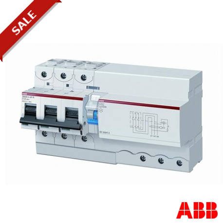 Abb 2CCA894005R0844 Residual Current Circuit Breakers with Overcurrent Protection DS800N Number of poles 4 T..