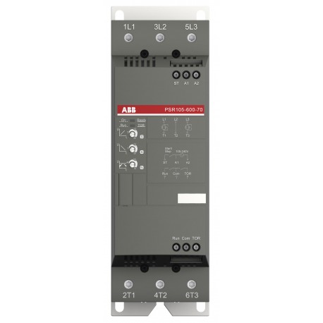 ABB 1SFA896115R1100 1SFA896115R1100 ABB Soft Starter 230V/30kW, 400V/55kW, 500V/55kW, 105A