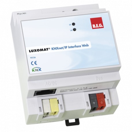 Beg-luxomat 90126 LUXOMAT KNXnet/IP Interface WEB