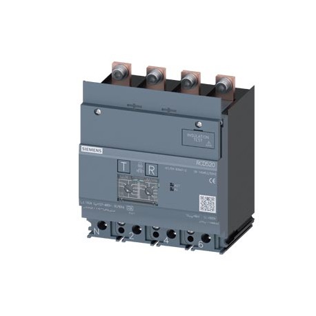 SIEMENS 3VA9114-0RL20 3VA9114-0RL20 SIEMENS residual current device RCD520 basic RCD type A loadside mounted rated resid. current ..