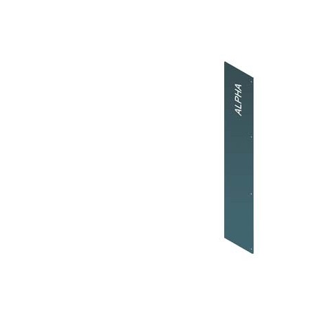 Siemens 8GK9122-7KK01 ALPHA 630 Universal, Side panel closed, IP43, blue-green Basic H 1200, D 250, 2 units ..