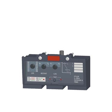 SIEMENS 3VT9210-6AC00 3VT9210-6AC00 SIEMENS ETU VT250, 3-pole, line protection ETU DP, LI IR 40...100A, overload protection IRM 4...