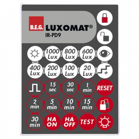 Beg-luxomat 92201 LUXOMAT Remote Control IR-PD9