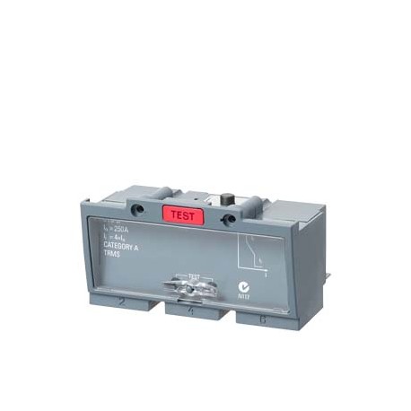SIEMENS 3VT9225-6AP00 3VT9225-6AP00 SIEMENS ETU VT250, 3-pole, motor/transformer protection ETU MP, LI IR 100...250A, overload pro..