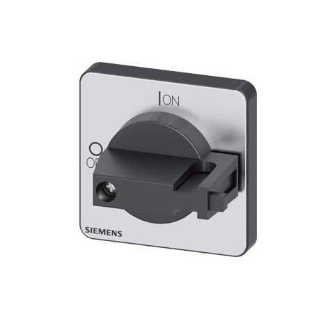 SIEMENS 3LD9343-6C 3LD9343-6C SIEMENS selector switch, black 48x48 mm Front plate mounting Central hole mounting 22.5mm for sha..