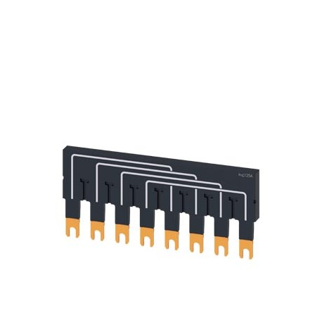 SIEMENS 3KC9618-2 3KC9618-2 SIEMENS Accessory for 3KC3, 3KC6 Connecting jumper for load-side connection 4-pole for 40-125 A co..