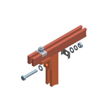 Siemens 8GK9790-0KK00 ALPHA Universal modular distribution board Busbar connector 4-pole horizontal busbar o..