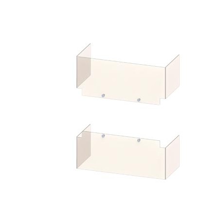 SIEMENS 3KC9827-5 3KC9827-5 SIEMENS Accessory for 3KC4, 3KC8 Terminal protective plate for top and bottom for 3-pole 3KC for 2..