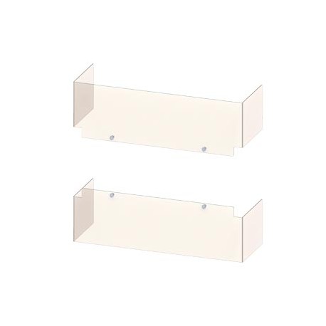 SIEMENS 3KC9828-5 3KC9828-5 SIEMENS Accessory for 3KC4, 3KC8 Terminal protective plate for top and bottom for 4-pole 3KC for 2..