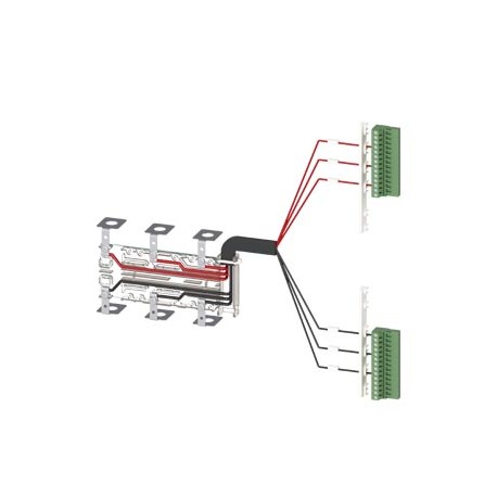 SIEMENS 3KC9832-2 3KC9832-2 SIEMENS Accessory for 3KC8 Auxiliary conductor terminals, kit for connection at the top 3-pole for..