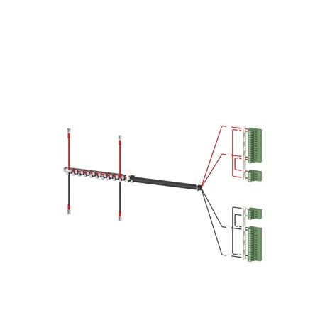 SIEMENS 3KC9834-5 3KC9834-5 SIEMENS Accessory for 3KC8 Power supply cable for connection at the top 2-pole for 1250 A for 3-po..