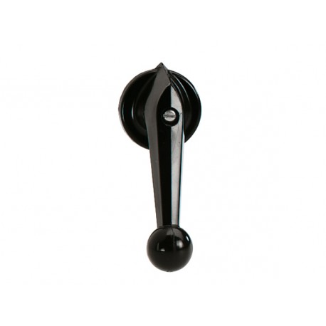 Lovato-electric 7A124 LOVATO BLACK OPERATING LEVER, FOR 65X65MM FRONT PLATE 7MM/0.28IN FOR GN32 GN40 GN63