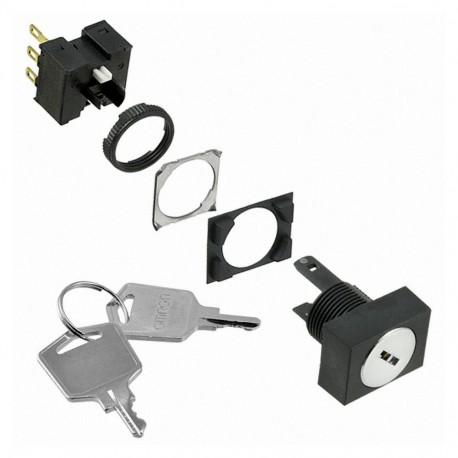 OMRON A165K-J2ML A165K-J2ML A16K2012A A165KJ2ML OMRON Selector key rectangular 2 positions Left