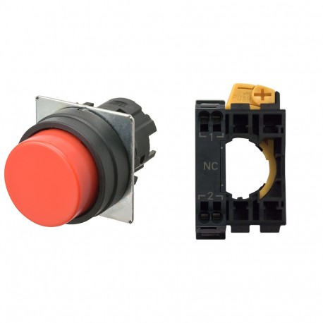 Omron A22NN-BPM-NRA-P002-NN A22NNBPMNRAP002NN OMRON The Pushbutton Ø22, bezel plastic, PROJECTED, MOMENT..