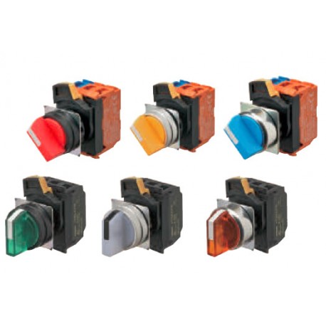 Omron A22NS-2BM-NBA-G100-NN A22NS2BMNBAG100NN OMRON Selector A22NS Ø22, 2 position, NON-Lighted, bezel P..