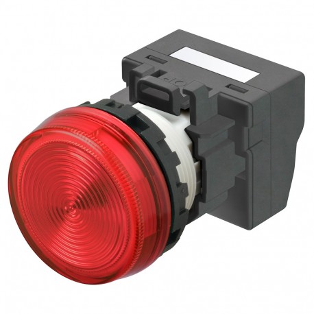 Omron M22N-BN-TRA-RC-P 672594 OMRON Flush M22N indicator, RED, RED LED 24VAC/DC Push-in+