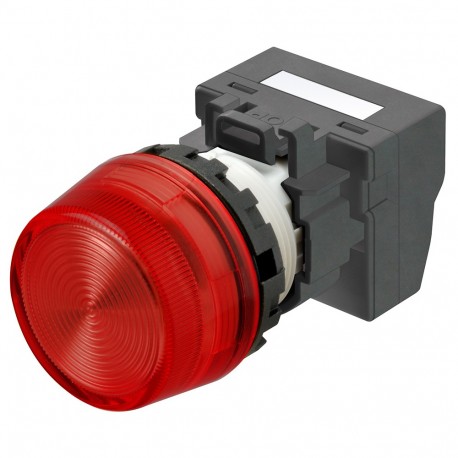 Omron M22N-BP-TRA-RC-P M22NBPTRARCP OMRON M22N Indicator, Plastic projected, red, red, 24V, push-in
