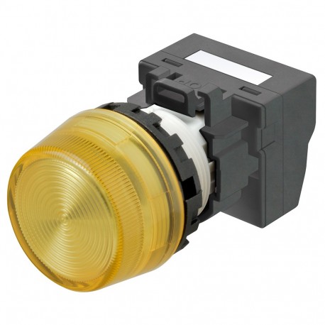 Omron M22N-BP-TYA-YC-P M22NBPTYAYCP OMRON M22N Indicator, Plastic projected, yellow, yellow, 24V, push-in