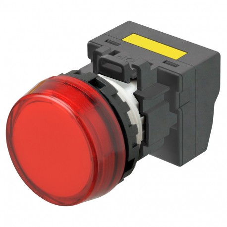 Omron M22N-BC-TRA-RE-P 672592 OMRON M22N flush marker indicator, RED, RED LED 200/240 VAC Push-in+