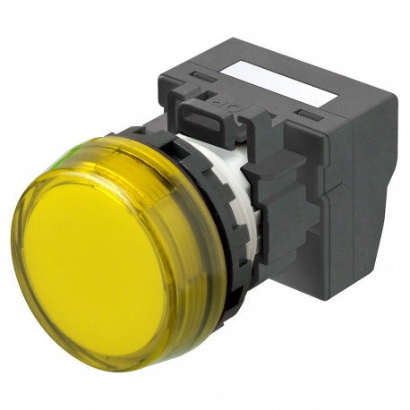 Omron M22N-BC-TYA-YC-P 672582 OMRON M22N flush marker indicator, YELLOW, YELLOW LED 24VAC/DC Push-in+