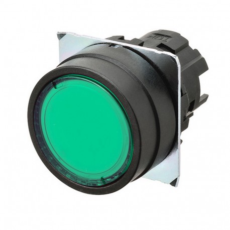 OMRON A22NZ-BNM-TGA A22NZ-BNM-TGA A2270008R 662121 OMRON Pulsa.22mm, Plastic, FLUSH, MOMENTARY, Transp.VERDE, LIGHTING