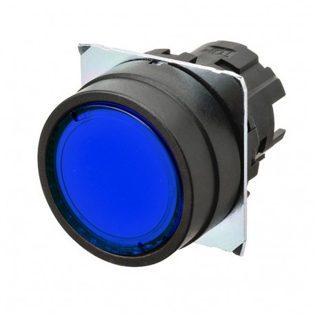 OMRON A22NZ-BNM-TAA A22NZ-BNM-TAA A2270011R 661165 OMRON Pulsa.22mm, Plastic, FLUSH, MOMENTARY, Transp.BLUE, LIGHTING