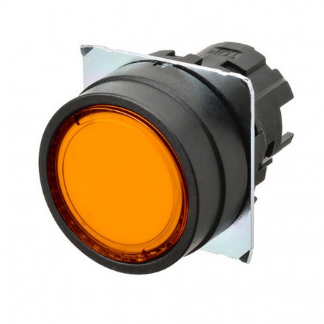 Omron A22NZ-BNM-TOA 678850 OMRON Pushbutton, A22NZ, 22 diameter, plastic bezel, flat, momentary action, ..