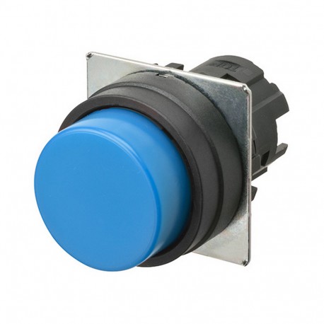 Omron A22NZ-BPM-NAA A22NZBPMNAA OMRON Press.22mm, Plastic, OUTGOING, MOMENTANEO, Opaque BLUE