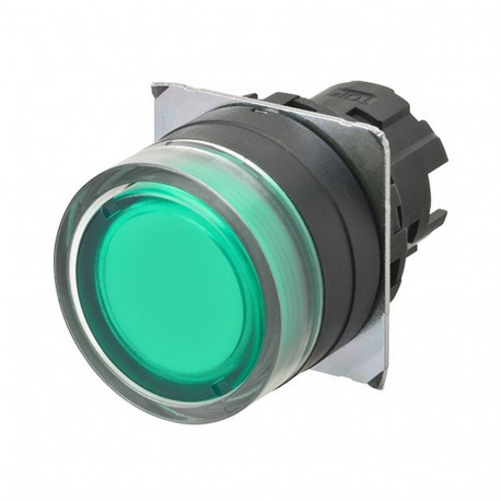 OMRON A22NZ-BGM-TGA A22NZ-BGM-TGA A2270044E A22NZBGMTGA OMRON Press.22mm, Plastic, PROTECTED, MOMENTANEO, Transp.GREEN, LIGHTING