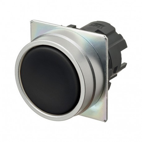 Omron A22NZ-MNM-NBA 661179 OMRON Pulsa.22mm, Metal, flush, MOMENTARY, Opaque BLACK