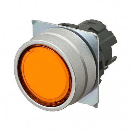 OMRON A22NZ-MNM-TOA A22NZ-MNM-TOA A2270084D A22NZMNMTOA OMRON Front element push button switch 22 dia., bezel brushed metal, fla..