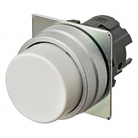 Omron A22NZ-MPM-NWA A22NZMPMNWA OMRON Press.22mm, Metal, PROTECTED, MOMENTANEO, Opaque WHITE