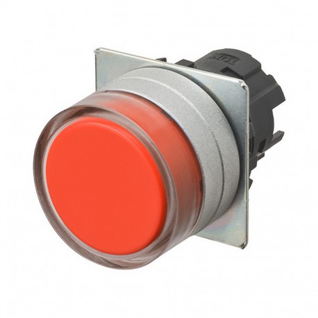 Omron A22NZ-MGM-NRA A22NZMGMNRA OMRON Press.22mm, Metal, PROTECTED, MOMENTANEO, Opaque RED