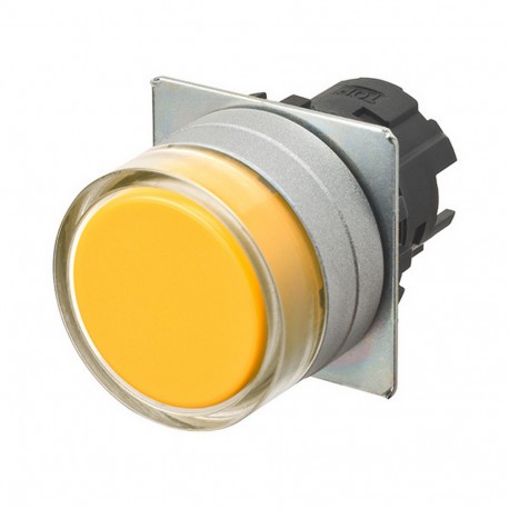 Omron A22NZ-MGM-NYA A22NZMGMNYA OMRON Press.22mm, Metal, PROTECTED, MOMENTANEO, Opaque YELLOW