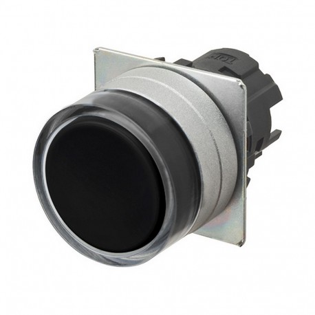 Omron A22NZ-MGM-NBA A22NZMGMNBA OMRON Press.22mm, Metal, PROTECTED, MOMENTANEO, Opaque BLACK