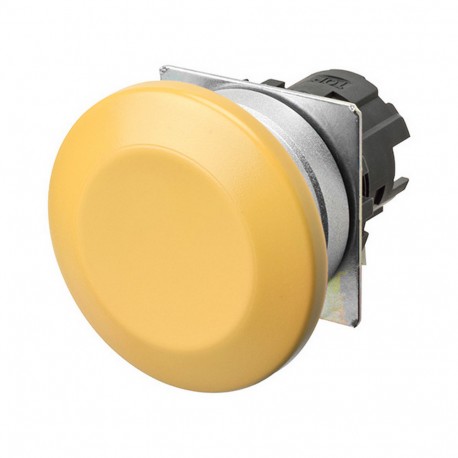 Omron A22NZ-MMM-NYA A22NZMMMNYA OMRON Press.22mm, Metal, MUSHROOM, MOMENTANEO, Opaque YELLOW