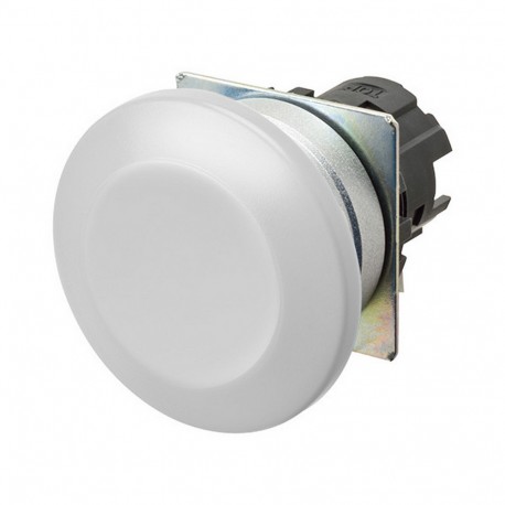 Omron A22NZ-MMM-NWA A22NZMMMNWA OMRON Press.22mm, Metal, MUSHROOM, MOMENTANEO, Opaque WHITE