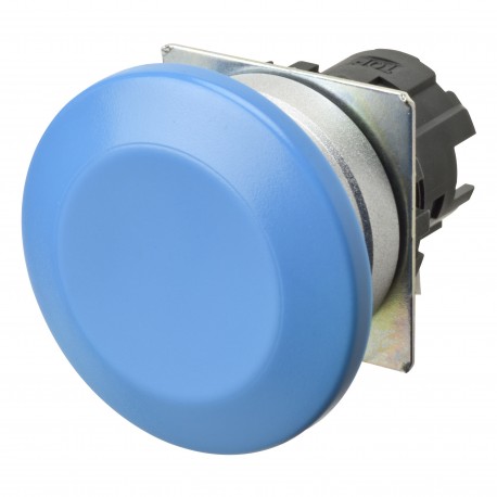 Omron A22NZ-MMM-NAA A22NZMMMNAA OMRON Press.22mm, Metal, MUSHROOM, MOMENTANEO, Opaque BLUE