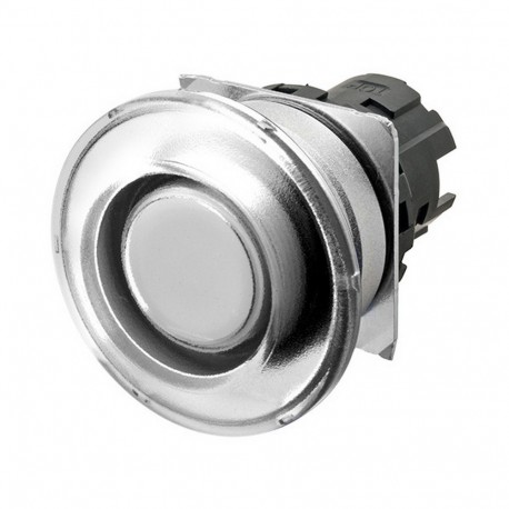 Omron A22NZ-MMM-TWA A22NZMMMTWA OMRON Press.22mm, Metal, MUSHROOM, MOMENTANEO, Transp.WHITE, ILLUMINATION