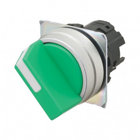 Omron A22NZ-2MM-NGA A22NZ2MMNGA OMRON Select.22mm, 2 Positions, Metal, MANUAL, GREEN