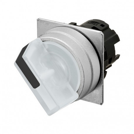 Omron A22NZ-2MM-TWA 659963 OMRON Select.22mm, 2 Position, Lighting, Metal, MANUAL, WHITE