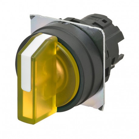 OMRON A22NZ-3BM-TYA A22NZ-3BM-TYA A2270477G 663832 OMRON Select.22mm, 3 Position, Lighting, Plastic, MANUAL, YELLOW