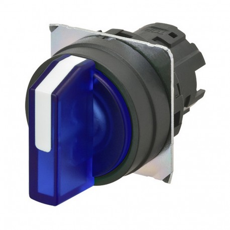 OMRON A22NZ-3BM-TAA A22NZ-3BM-TAA A2270479C 661866 OMRON Select.22mm, 3 Position, Lighting, Plastic, MANUAL, BLUE