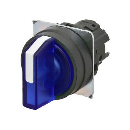 OMRON A22NZ-3BB-TAA A22NZ-3BB-TAA A2270515C 664719 OMRON Select.22mm, 3 Positions, Lighting, Plastic, Auto RESET. R/A, Blue
