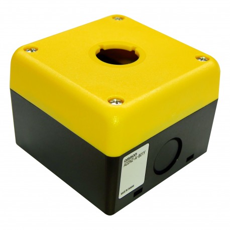 Omron A22NZ-A-B01Y A22NZAB01Y OMRON Accessory Pulsatería A22NZ Box 1 hole yellow